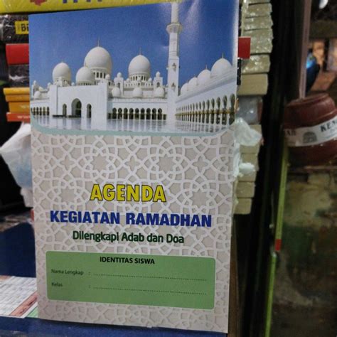 Jual Buku Agenda Kegiatan Ramadhan Dilengkapi Adab Dan Doa Shopee Indonesia