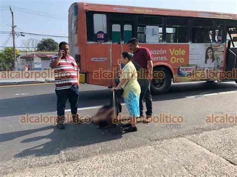 Lesionada Al Caer De Autob S En Veracruz Galer A Alcalorpolitico