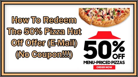 Pizza Hut Promotion Coupon - Korek Api