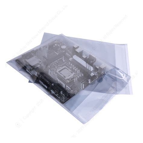 Plastic Esd Shielding Zip Lock Bag Smt Led Electronic Components