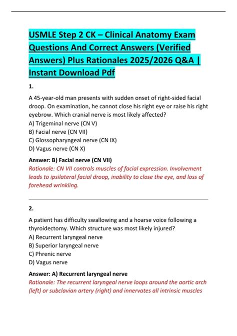 Usmle Step 2 Questions And Answers