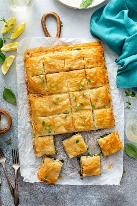 Greek Spanakopita Recipe - Lemon Blossoms