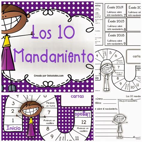 De los tales Los 10 mandamientos 10 mandamientos para niños Juegos