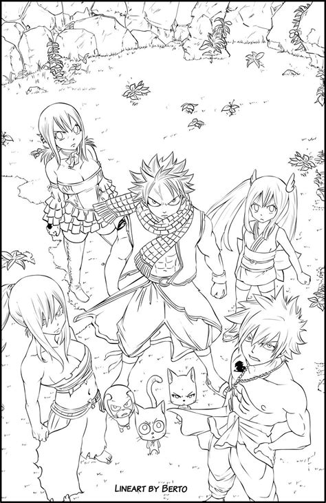 Coloring In Pictures Anime Fairy Tail Whole Guild Gildarts Clive