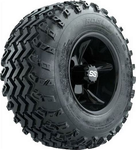 GTW Godfather 10 Black Golf Cart Wheel On 20x10 10 Rogue All Terrain