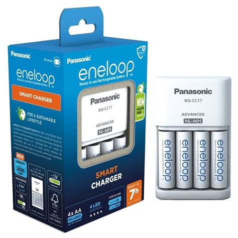 Panasonic Eneloop Advanced Charger 4 Aa Rechargeable Batteries