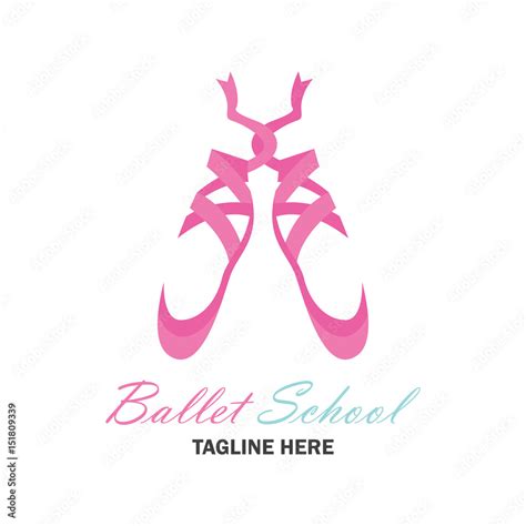 ballet logo for ballet school, dance studio. vector illustration Stock ...