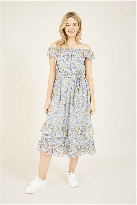 Robe Bardot Fleurie Petites Fleurs Yumi