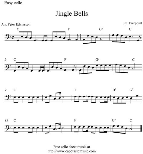 Simple Jingle Bells Violin Sheet Music Jingle Bells Sheet Music For