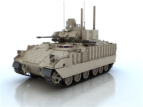 bradley ifv tank 3d model