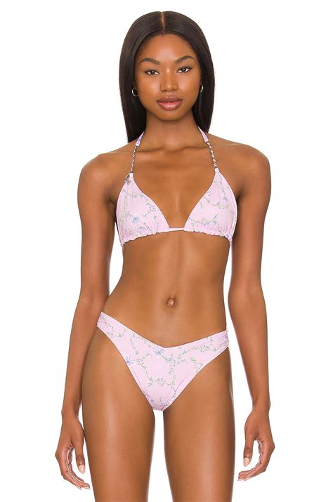 Frankies Bikinis Tia Bikini Top In Scarf Revolve