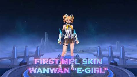 Moonton Hadirkan Skin E Girl Wanwan Sebagai Skin MPL Pertama