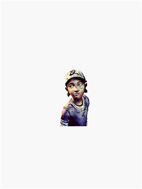 "The Walking Dead Clementine" Sticker for Sale by JessicaaBaker | Redbubble