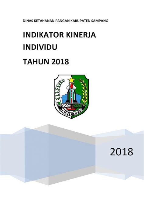 PDF INDIKATOR KINERJA INDIVIDU TAHUN 2018sakip Sampangkab Go Id Wp