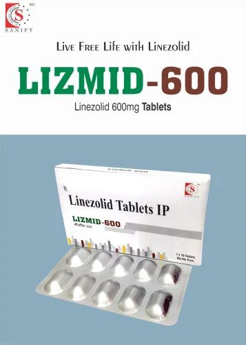 Lizmid Linezolid Mg Tablet Packaging Type Alu Alu Packing At