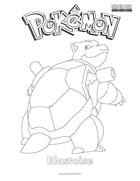 29 Blastoise Pokemon Coloring Page Najafmyleene