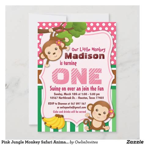 Curious George Birthday Invitations Invitation Templates Zazzle