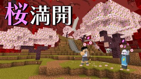 ネザーに桜の並木道つくってみた🌸 Part193【マイクラ アツクラ】 Minecraft Summary マイクラ動画