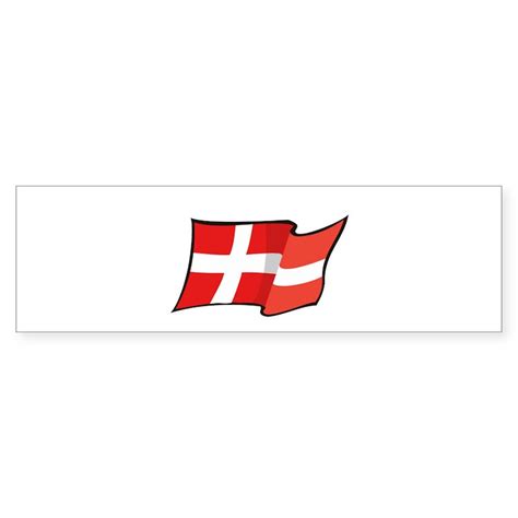 Denmark Bumper Sticker Danish Flag Bumper Sticker Cafepress