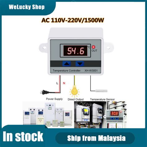 A V Ac Digital Led Temperature Controller Xh W For