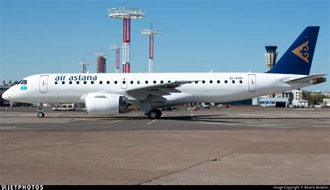 EI KHD Embraer ERJ 190 300STD Air Astana Blueris Aviation JetPhotos