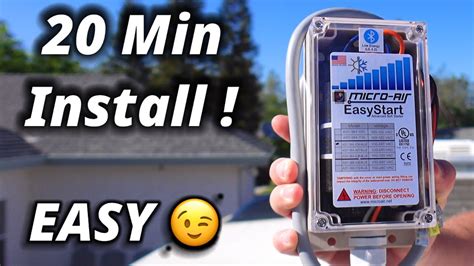 How To Micro Air Easy Start Install In Minutes Rv Ac Youtube