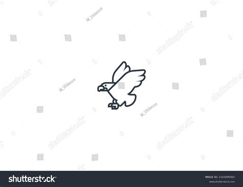 Eagle Vector Flat Emoticon Isolated Eagle Stock Vector (Royalty Free ...