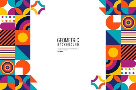 Geometric Shapes Border Vector Art, Icons, and Graphics for Free Download