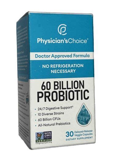 Physicians Choice Probiotic 60 Billion CFU Supplement 30 Capsules EBay