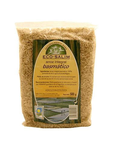 Arroz Basmati Integral Bio De Int Salim Natursanix