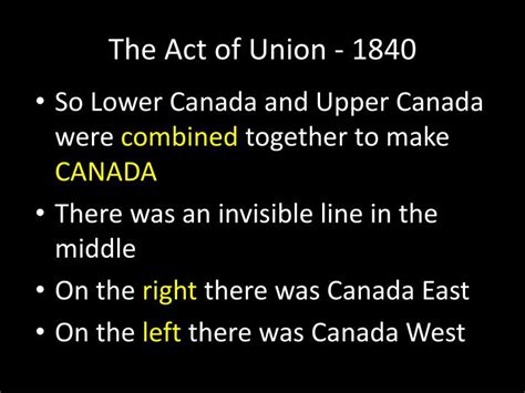 Ppt The Act Of Union Powerpoint Presentation Id