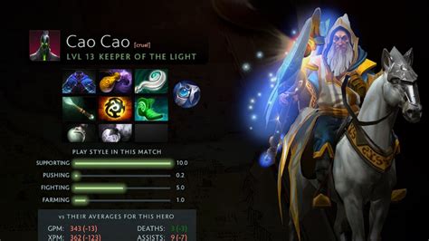 Dota 2 Replay 733b Soft Support Keeper Of The Light Top Support