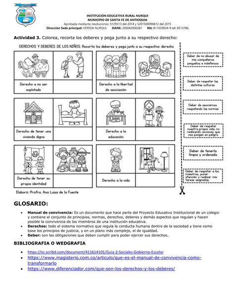 Guia Sociales Instituciones Que Protegen Derechos Y Deberes Docx