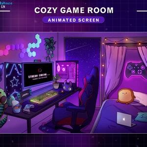 Animated Twitch Screens Cozy Game Room Animated Stream Screens Cozy