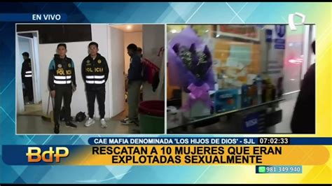 Sjl Rescatan A 10 Mujeres Que Eran Explotadas Sexualmente Por Los