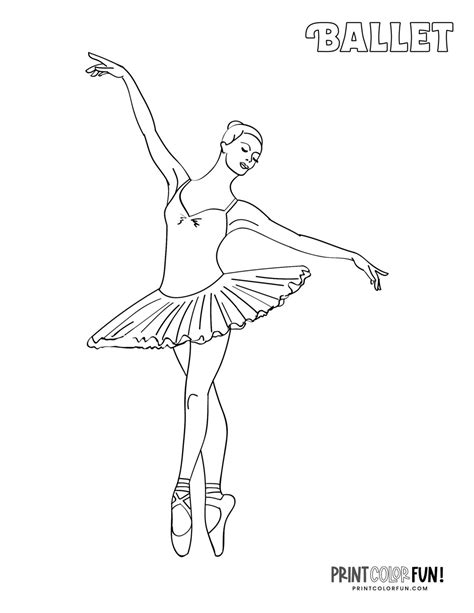 12 Ballerina Coloring Pages Ballet Printables Fun Facts At