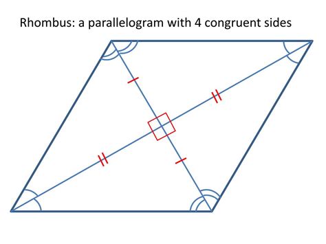 Ppt Geometry 6 4 Rhombus Powerpoint Presentation Free Download Id