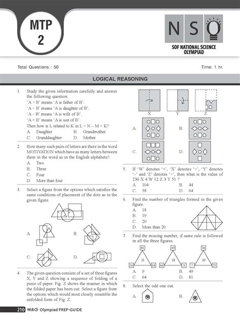 Olympiad Prep Guide Opg Class 9 Science Nso Detailed Theory Self Test For Sof 2024 25