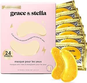 Grace Stella Paires Or Patch En Gel Qui R Duit Les Cernes Sous