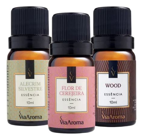 Kit 3 Essências Aromatizantes Via Aroma Elétrico Difusor Mercadolivre