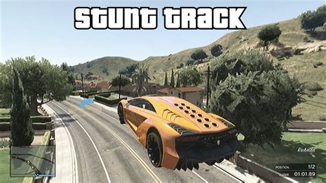 Gta 5 Online Stunt Track 1 Fun Race Youtube