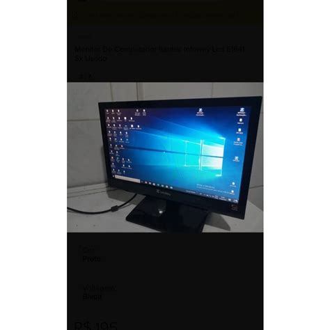 Monitor Itautec Infoway E Lcd Shopee Brasil