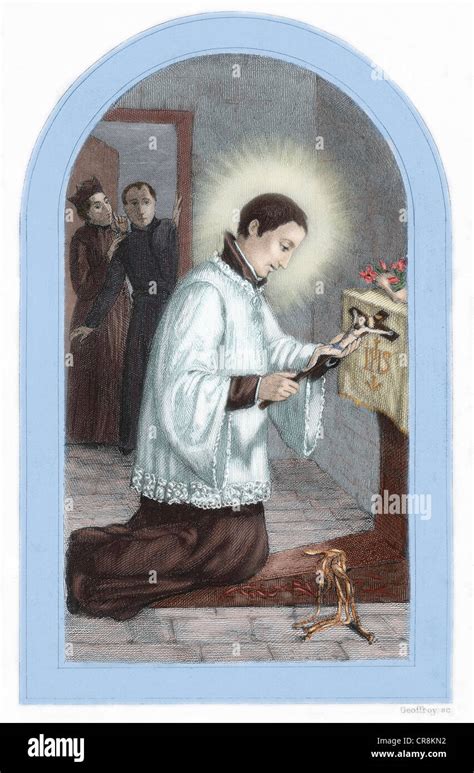 Saint Aloysius Gonzaga 1568 1591 Italian Jesuit Seminarian And