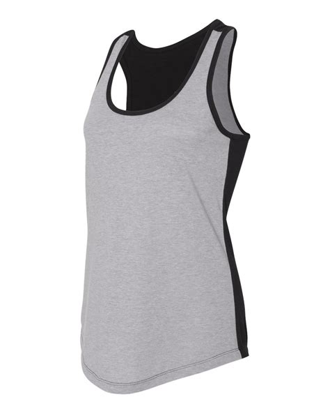 Next Level 1534 Women S Ideal Colorblock Racerback Tank 4 26