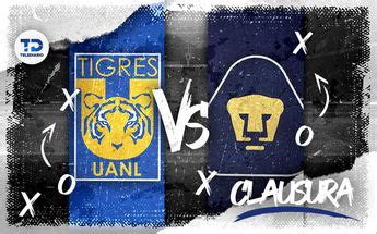 Tigres vs Pumas MARCADOR Liga MX Clausura 2024 Telediario México