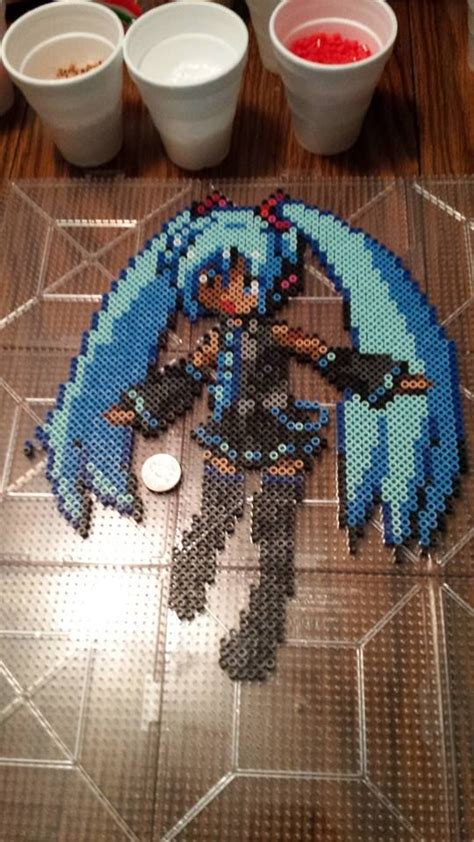 Hatsune Miku Perler Bead Patterns