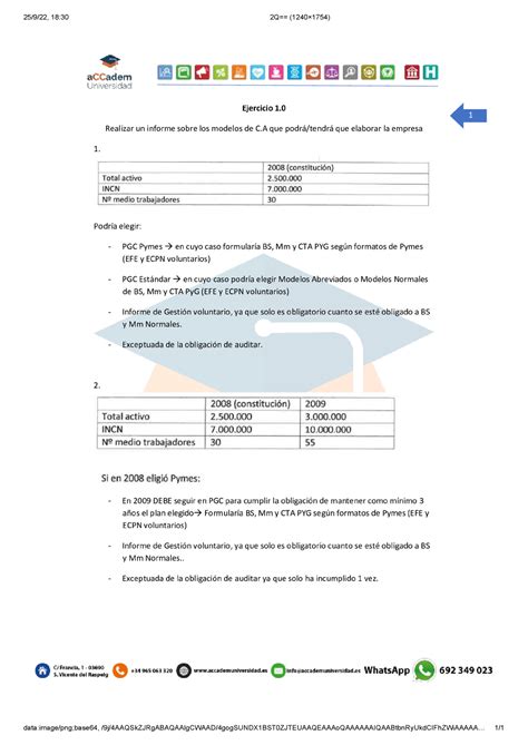 Ejercicio 1 resuelto 1 Análisis De Estados Contables 25 9 22 18