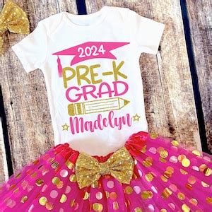 Pre-k Grad Outfit Girls Graduation Preschool Graduation Outfit ...