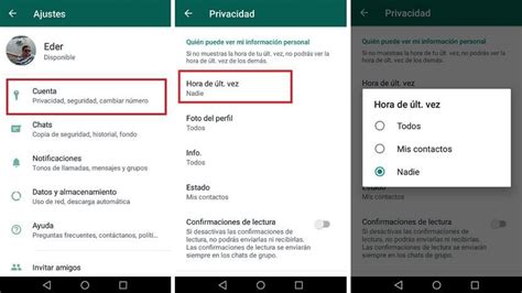 Cómo ocultar tu última conexión en WhatsApp Nuevo Móvil