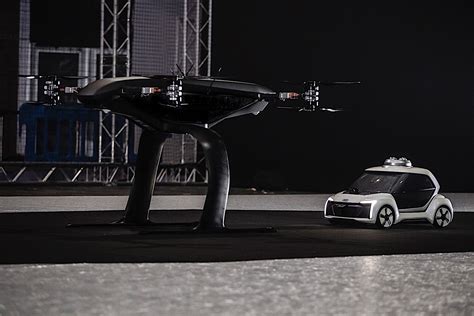 Audi Pop Up Next Flying Car Takes Off For The First Time At Amsterdam